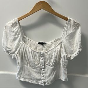*4 FOR 30* Kendall and Kylie Button Down Crop Shirt